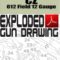 CZ 612 Field 12 Pump-Action Shotgun Exploded Gun Drawing Download