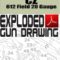 CZ 612 Field 20 Pump-Action Shotgun Exploded Gun Drawing Download