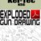 Kel-Tec KSG Pump-Action Shotgun Exploded Gun Drawing Download
