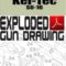 Kel-Tec SU-16 Autoloading Rifle Exploded Gun Drawing Download