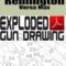 Remington Versa Max Autoloading Shotgun Exploded Gun Drawing Download