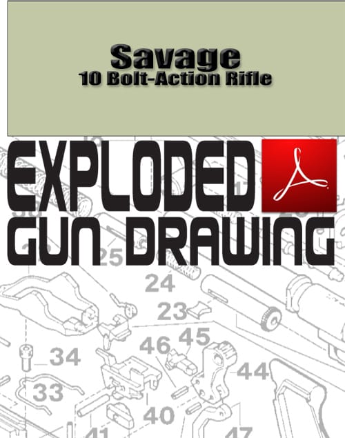 Everything you need to disassemble and assemble your Savage 10 Bolt-Action ...