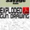Savage Axis Rifle Exploded Gun Drawing Download