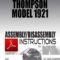 Thompson Model 1921 Assembly/Disassembly Instructions Download