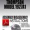 Thompson Model 1927A1 Assembly/Disassembly Instructions Download