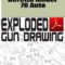 Beretta Model 76 Auto Exploded Gun Drawing Download