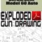Bernardelli Model 60 Auto  Exploded Gun Drawing Download