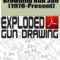 Browning BDA 380 (1978-Present) Exploded Gun Drawing Download