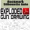 Browning Buckmark Silhouette Auto Exploded Gun Drawing Download