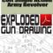 Colt Single Action Army Revolver Exploded Gun Drawing Download