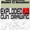 Dan Wesson Model 12 Revolver Exploded Gun Drawing Download