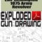 EMF Remington 1875 Army Revolver Exploded Gun Drawing Download