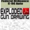 Federal Ordnance C-96 Auto Exploded Gun Drawing Download