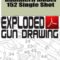 Hammerli Model 152 Single Shot Exploded Gun Drawing Download