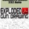 Hammerli Model 232 Auto Exploded Gun Drawing Download