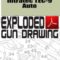 Intratec TEC-9 Auto Exploded Gun Drawing Download