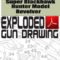 Ruger New Model Super Blackhawk Hunter Model Revolver Exploded Gun Drawing Download