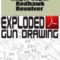 Ruger Super Redhawk Revolver Exploded Gun Drawing Download