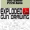 SIG-Sauer P228 Auto Exploded Gun Drawing Download