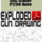 SIG-Sauer P230 Auto Exploded Gun Drawing Download