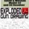 Smith & Wesson Model 32 and 33 Revolver Exploded Gun Drawing Download