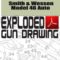Smith & Wesson Model 46 Auto Exploded Gun Drawing Download
