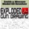 Smith & Wesson Model 60 Revolver Exploded Gun Drawing Download