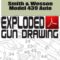 Smith & Wesson Model 439 Auto Exploded Gun Drawing Download