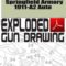 Springfield Armory 1911-A2 Auto Exploded Gun Drawing Download