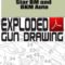 Star BM and BKM Auto Exploded Gun Drawing Download