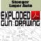 Stoeger Luger Auto Exploded Gun Drawing Download