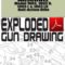 Anschutz Model 1803, 1803 D, 1803 L & 1803 LD  Bolt-Action Rifle Exploded Gun Drawing Download