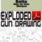 Boito Side-by-Side Shotgun Exploded Gun Drawing Download
