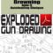 Browning Auto-5 Autoloading Shotgun Exploded Gun Drawing Download