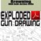 Browning BBR Bolt-Action Rifle Exploded Gun Drawing Download