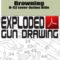 Browning B-92 Lever-Action Rifle Exploded Gun Drawing Download