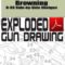 Browning B-SS Side-by-Side Shotgun Exploded Gun Drawing Download