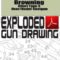 Browning Citori Type 3 Over/Under Shotgun Exploded Gun Drawing Download