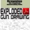 Browning FAL Standard Autoloading Rifle Exploded Gun Drawing Download