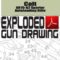 Colt AR15-A2 Sporter Autoloading Rifle Exploded Gun Drawing Download