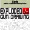 Colt AR15-A2 Autoloading Rifle Exploded Gun Drawing Download