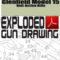 Glenfield Model 15 Bolt-Action Rifle Exploded Gun Drawing Download