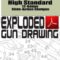 High Standard 12-Gauge Slide-Action Shotgun Exploded Gun Drawing Download