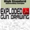 Exploded Gun Drawing - High Standard Autoloading Shotgun