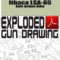 Ithaca LSA-65 Bolt-Action Rifle Exploded Gun Drawing Download