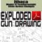 Ithaca Model 37 Featherweight Slide-Action Shotgun Exploded Gun Drawing Download