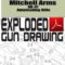 Mitchell Arms AK-47 Autoloading Rifle Exploded Gun Drawing Download