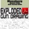 Mossberg Model 340B Bolt-Action Rifle Exploded Gun Drawing Download