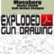 Mossberg Model 385KB Bolt-Action Shotgun Exploded Gun Drawing Download