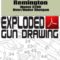 Remington Model 3200 Over-Under Shotgun Exploded Gun Drawing Download